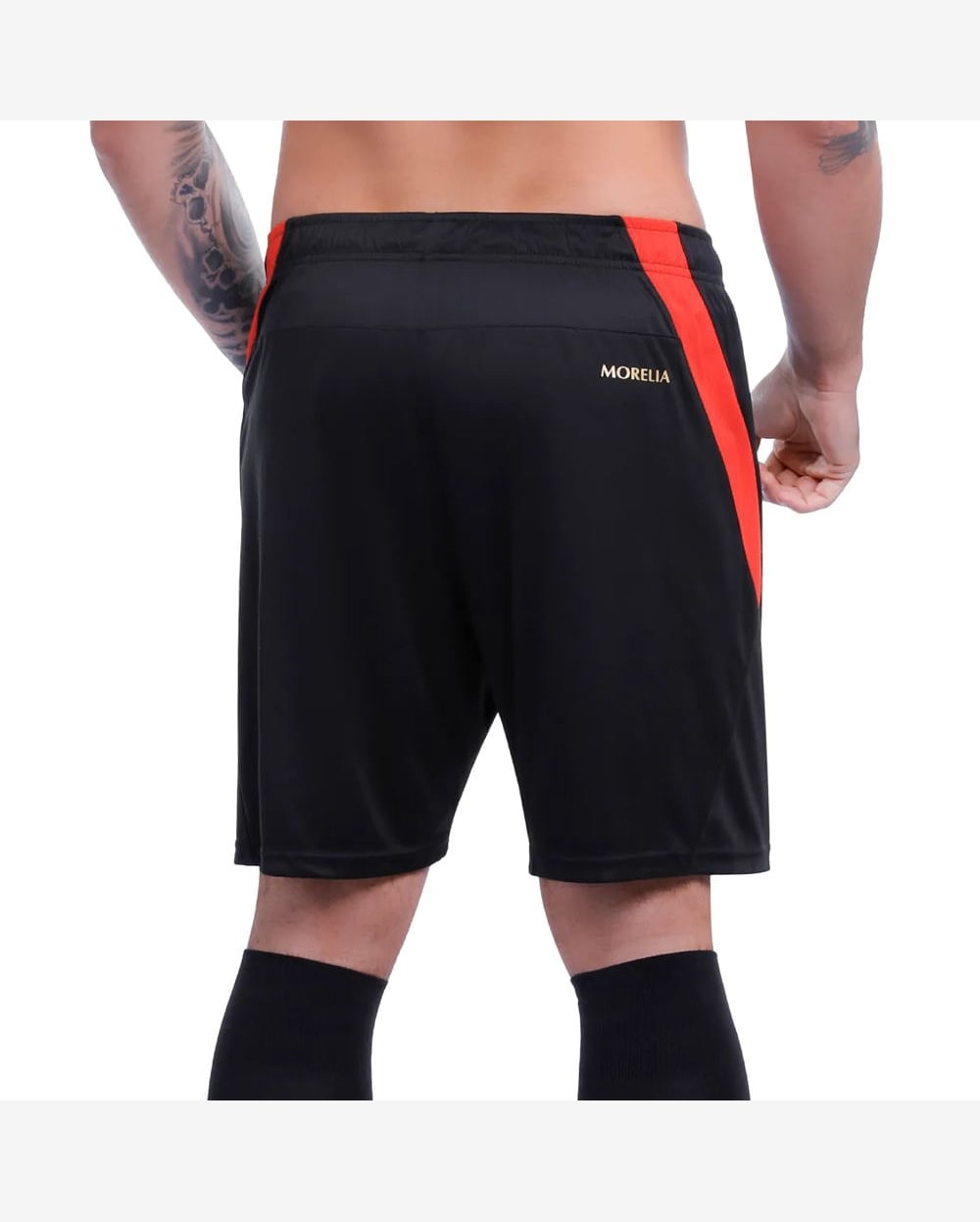 Calção Masculino Mizuno Morelia Preto/Vermelho