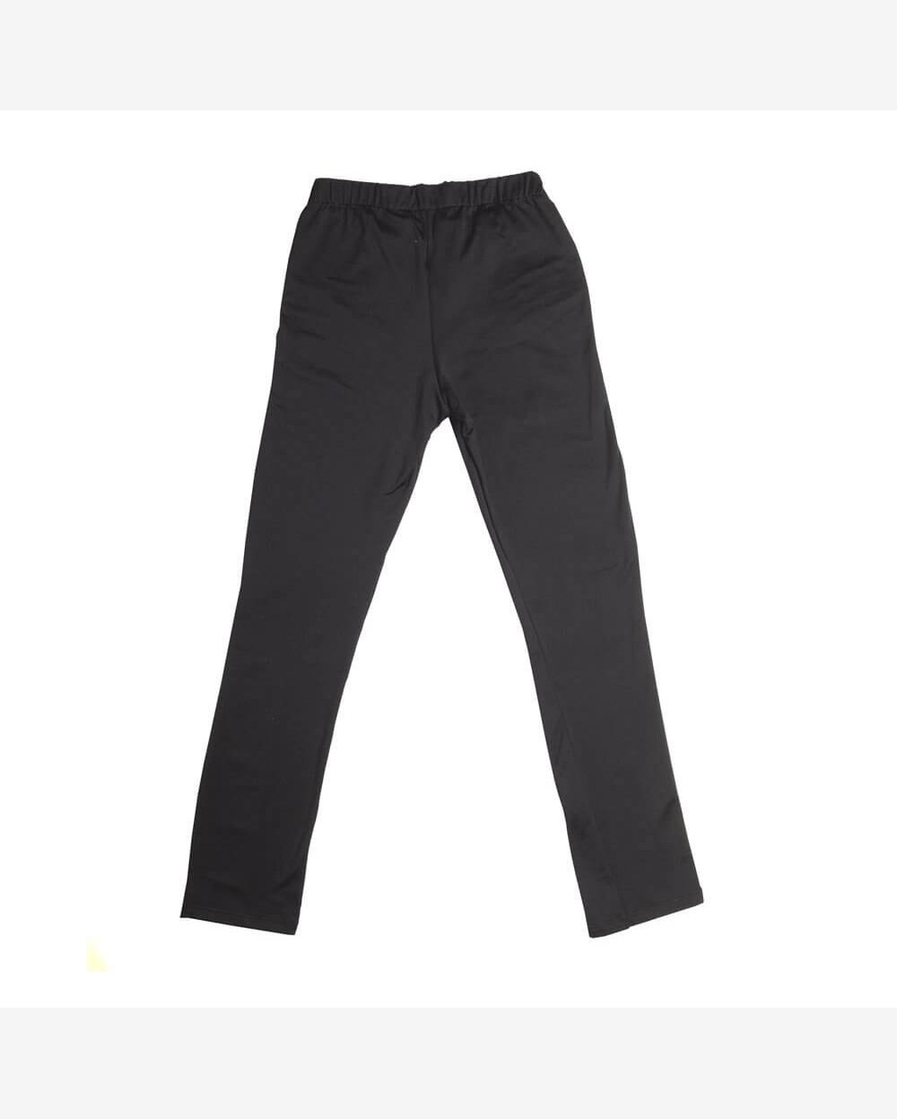Riachuelo Calça Legging Infantil Boca Grande com Frisos Preto