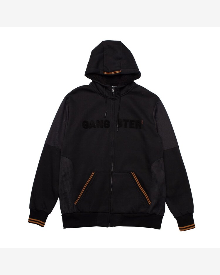 Riachuelo Casaco Masculino Gangster Moletom Plus Size Preto