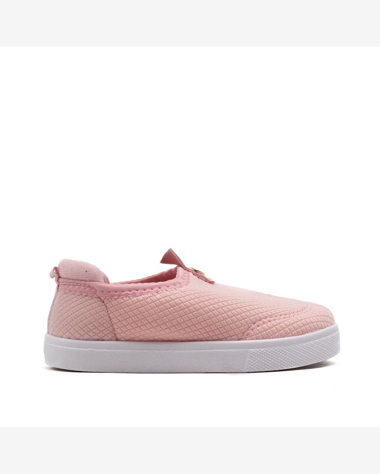 Tênis Infantil Molekinha Slip On Tecido Rosa Claro Riachuelo