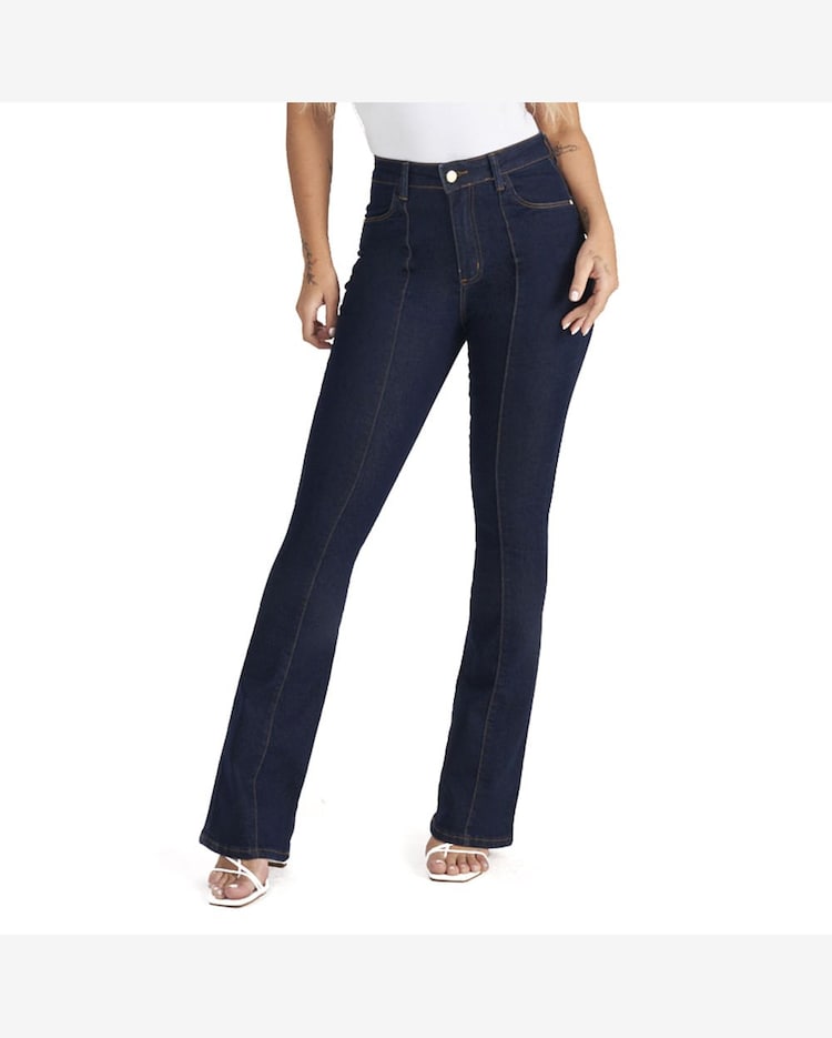 Flare Jeans CalÃ§as Jean Femininas Flvsunwomens Low Waisted