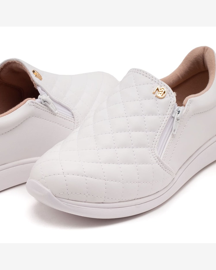 Tênis Feminino Modare Casual Matelassê Branco Riachuelo
