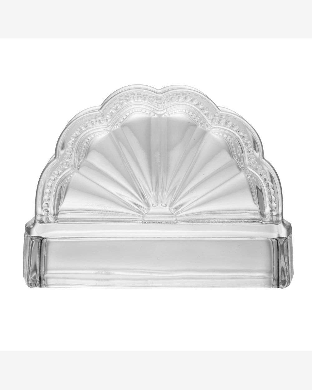 Porta Guardanapos Belle Epoque 10,5cm x 4cm x 9,5cm Cristal