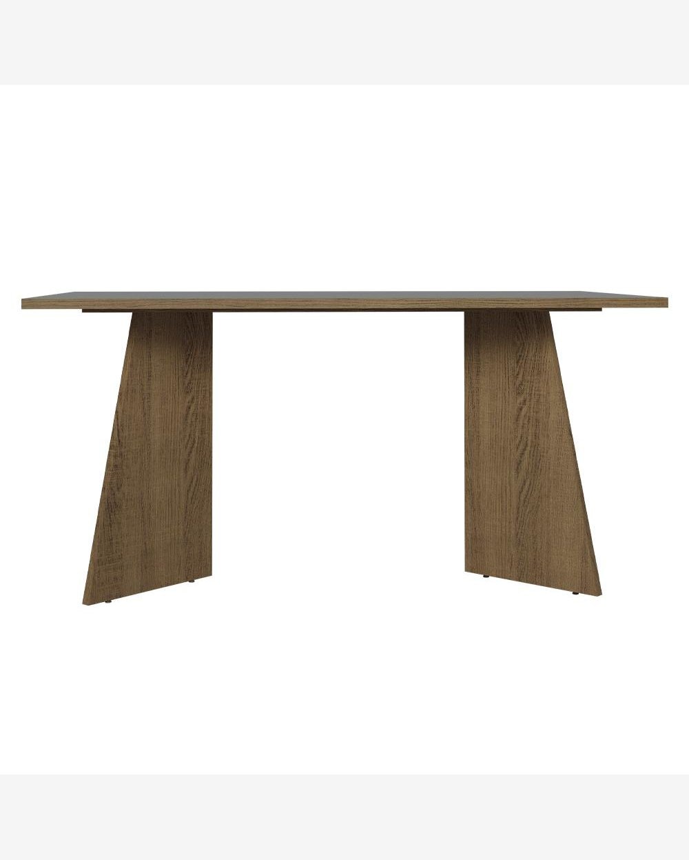 Mesa de Jantar Retangular Tampo de Madeira 5389 Rustic/Cinza Madesa