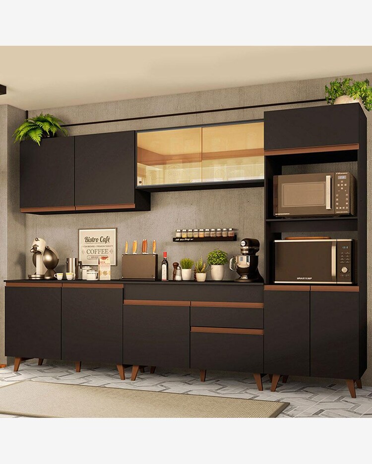 Riachuelo Cozinha Completa Madesa Reims 310001 com Armário e