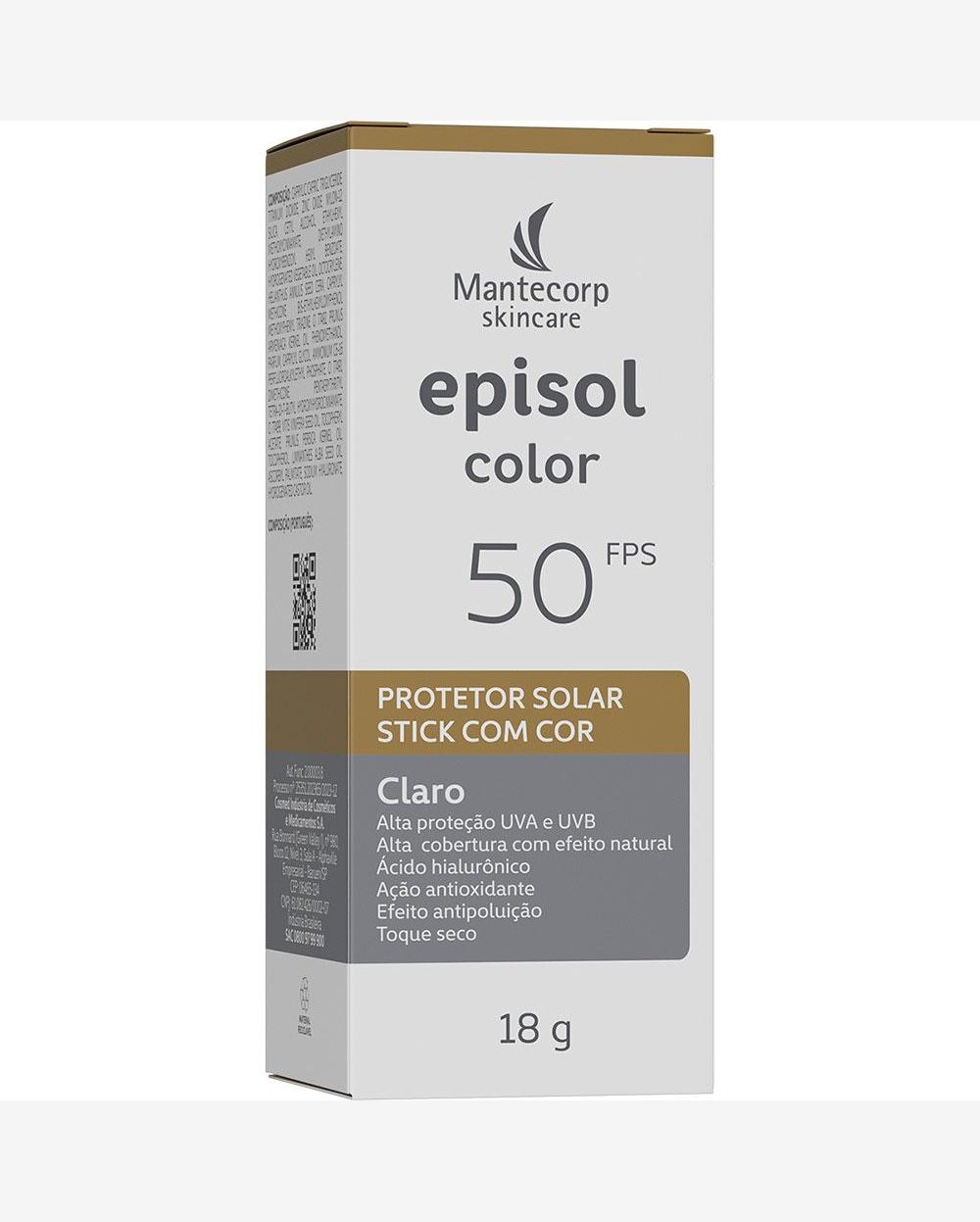 Protetor Solar Episol Color Stick Claro