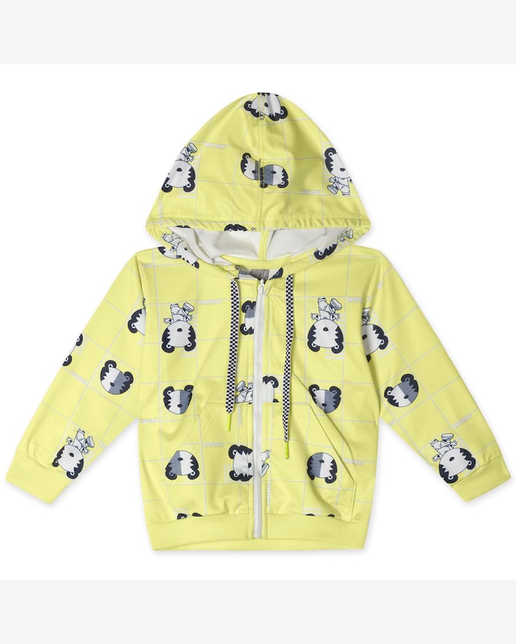 Riachuelo Jaqueta Quadriculada Moletom Bebê Masculina Tigor Tigre