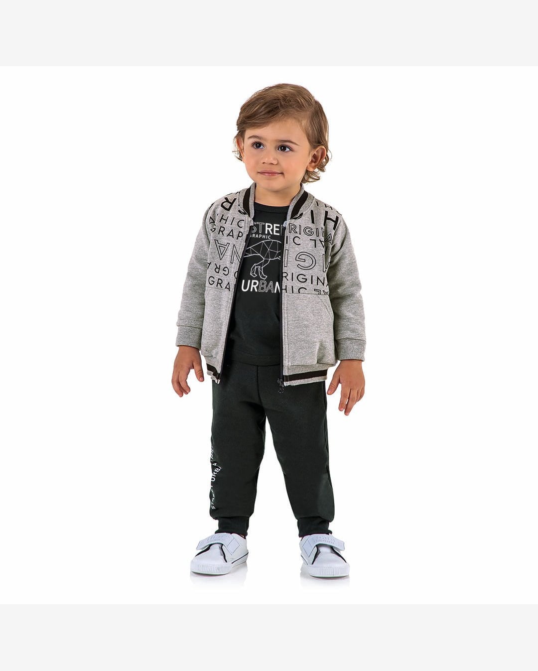Jaqueta Moletom Infantil Masculina Marisol