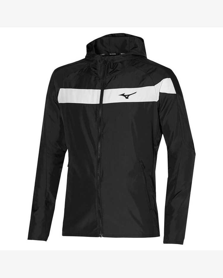 Jaqueta de Treino Masculina Mizuno Hooded Preto Riachuelo