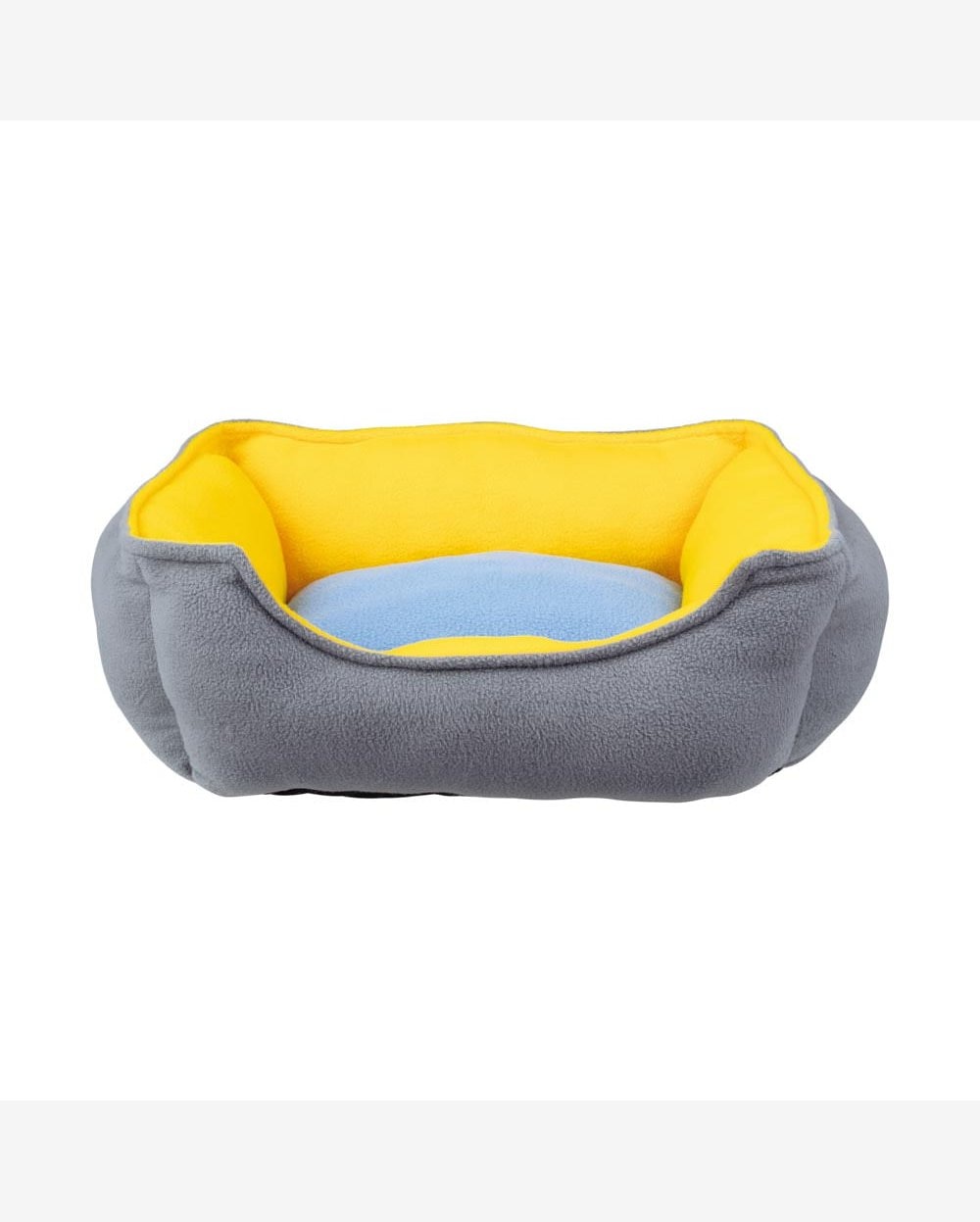Cama Retangular G Azul e Amarela