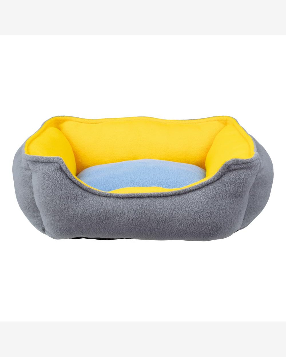 Cama Retangular GG Azul e Amarela