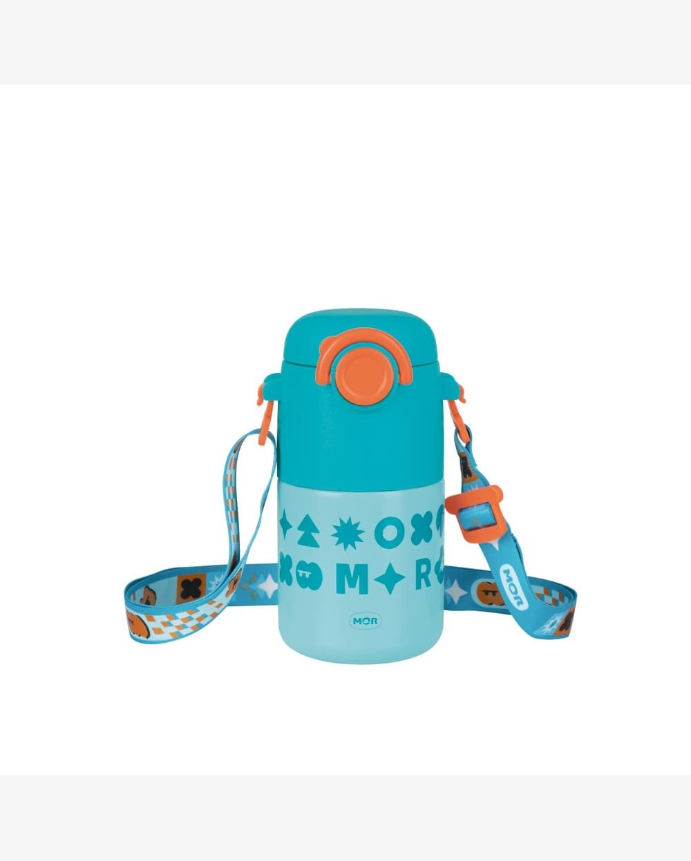 Garrafa Térmica Kids Alça Azul 500ml