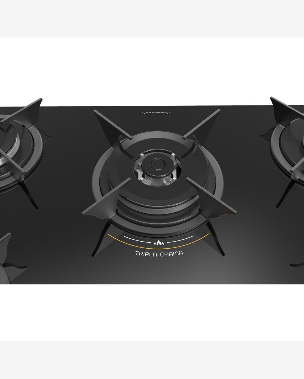Cooktop 5 Bocas a Gás Tripla Chama Realce Bivolt CR226