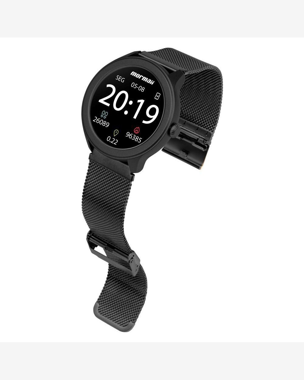Relógio Smartwatch Unissex Mormaii Life Preto – MOLIFEURAE/7P