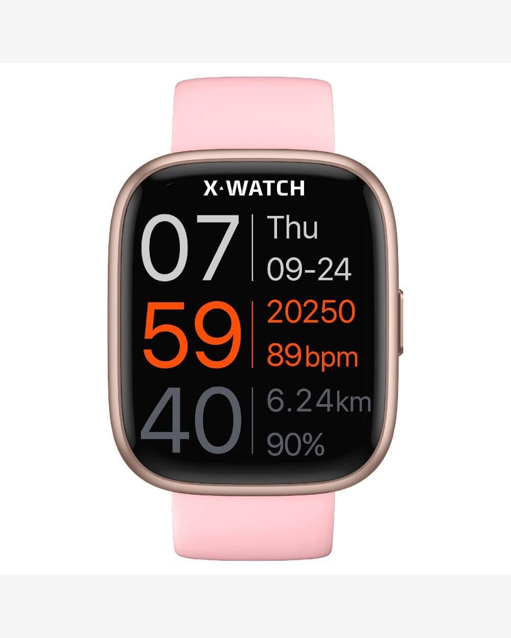 Relogio Smartwatch Unissex Alexa X-Watch XSWUQPI006A - Rosa