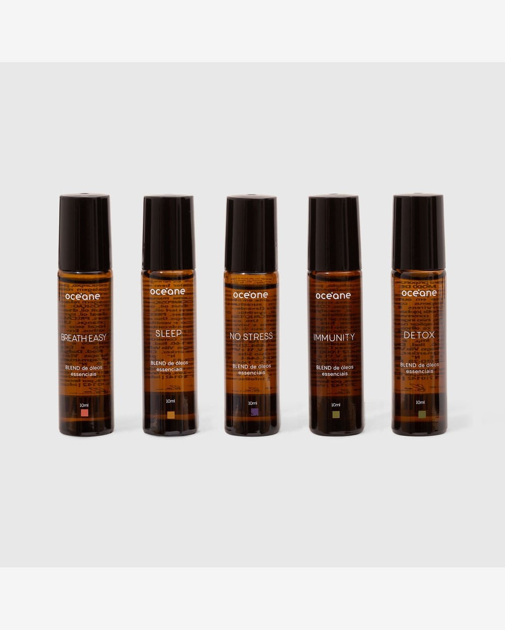 Kit de Blends de Óleos Essenciais Roll On - Aromatherapy Set