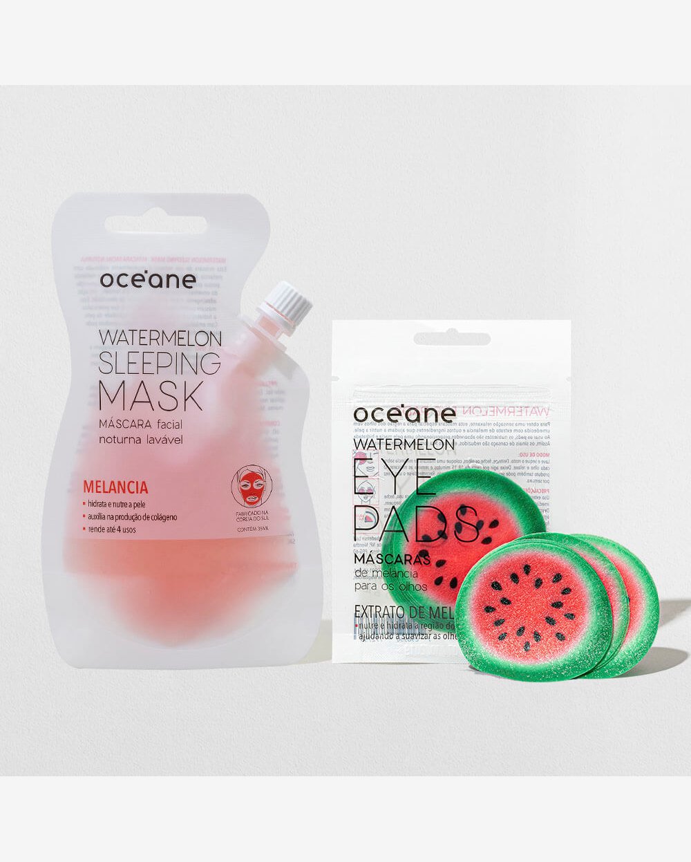 Riachuelo Kit Máscara Facial de Melancia + Máscara Para Área Dos