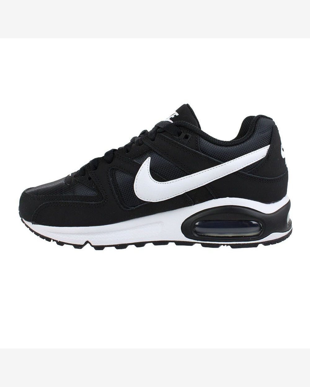 air max command black white