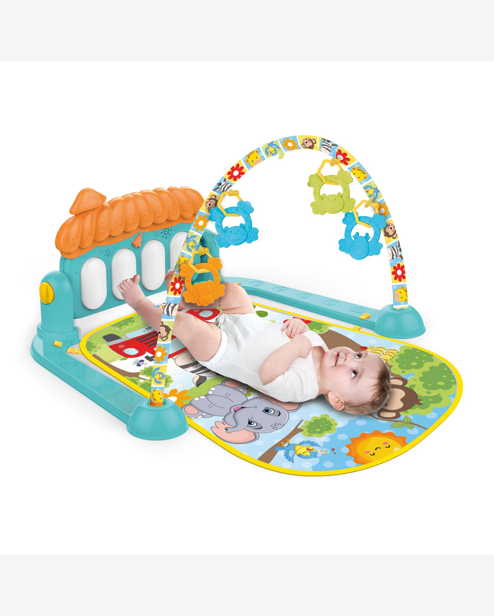 Tapete de Atividades Joy Amigos Piano Musical Replay Kids