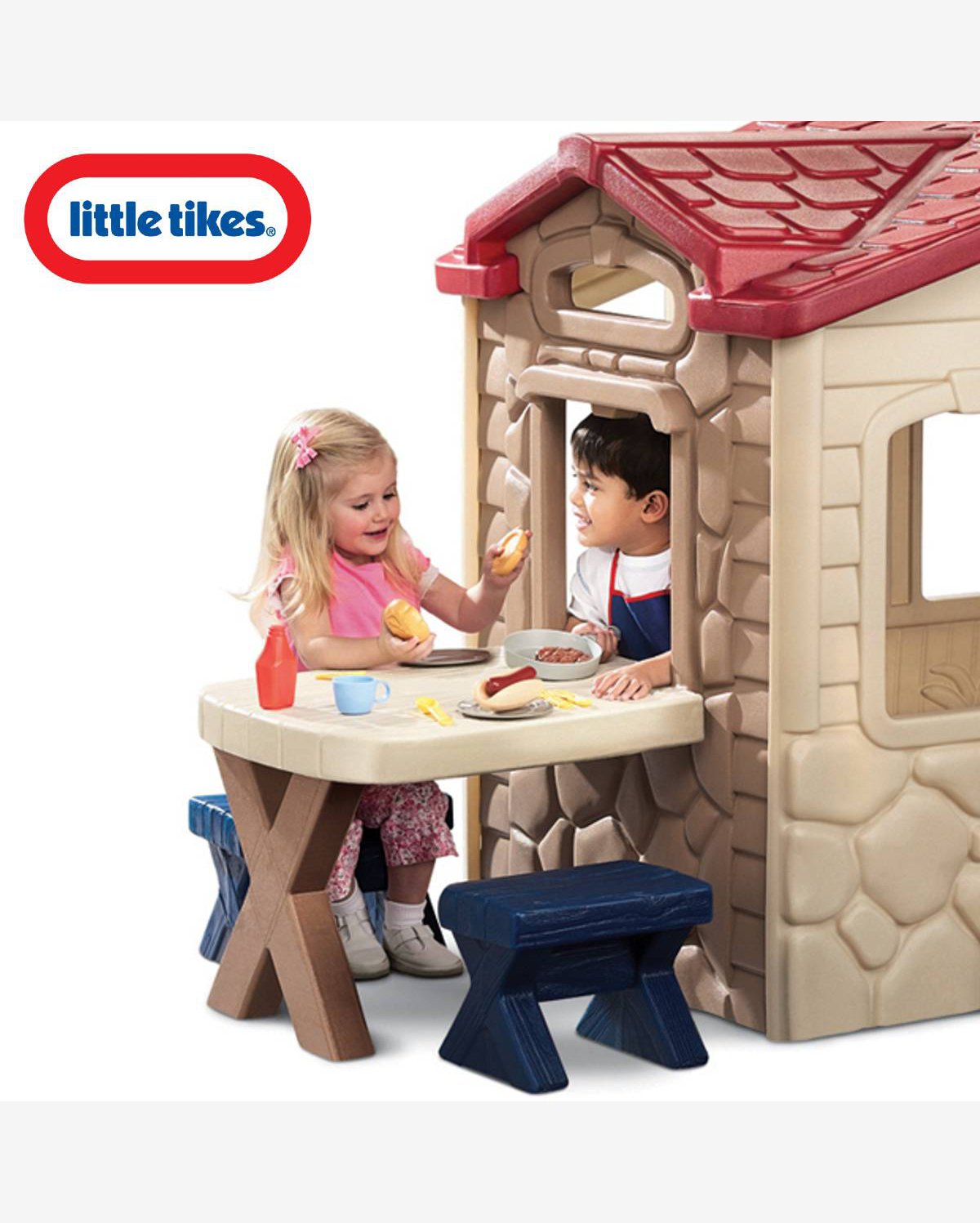 Riachuelo Casinha infantil Picnic Com Campanhinha Little Tikes