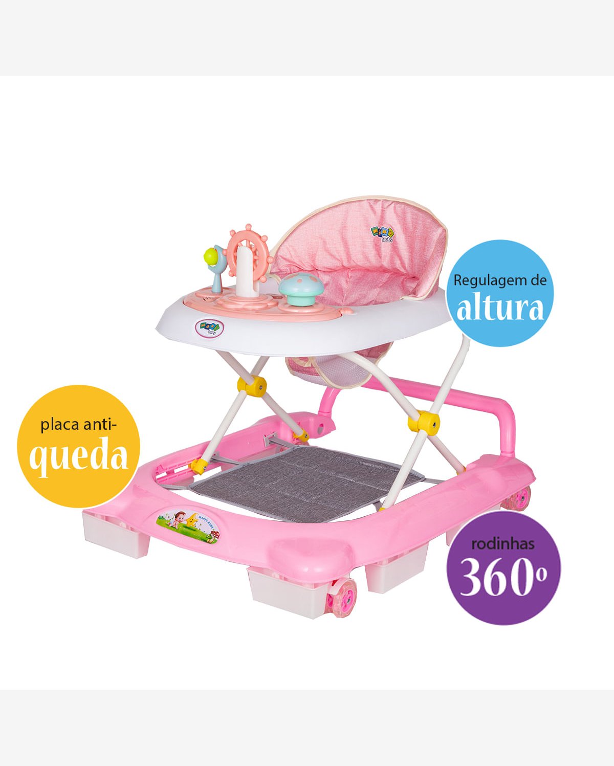Andador Infantil Musical Para Bebê La Bamba - Maxi Baby