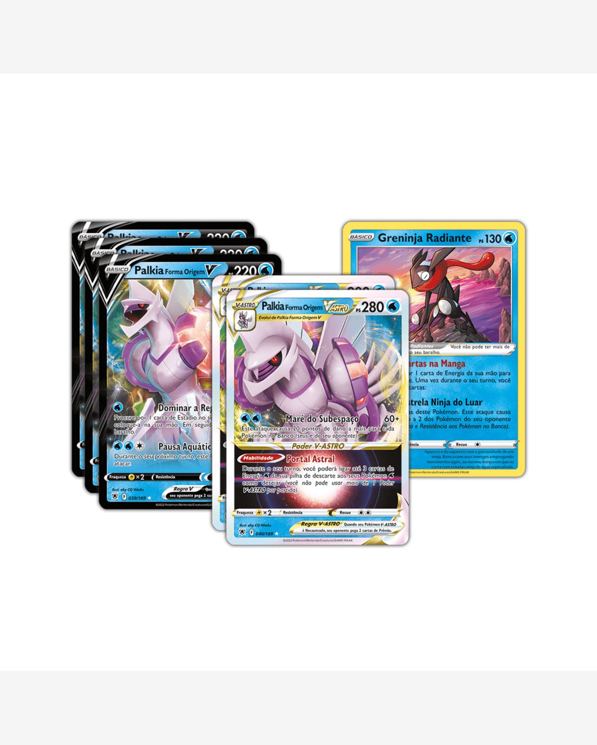 Cartas Pokémon Box Coleção Batalha De Liga Palkia - Copag