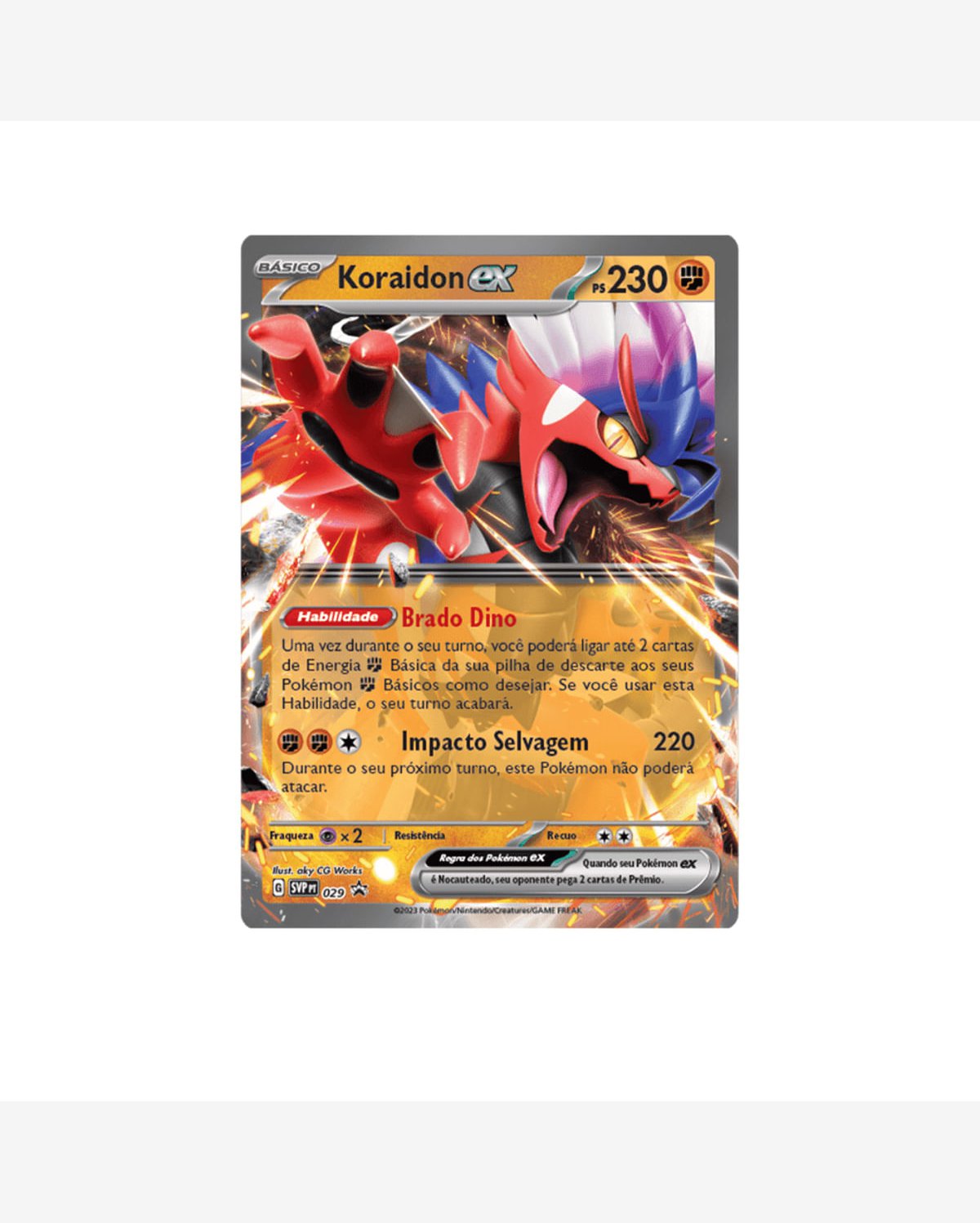 Cartas Pokémon Box Coleção Lendas de Paldea Koraidon - Copag