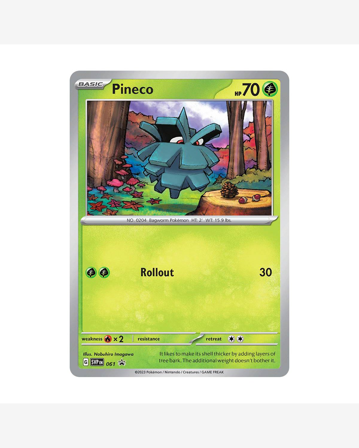 Cartas Pokémon Blister Triplo Fenda Paradoxal Pineco - Copag