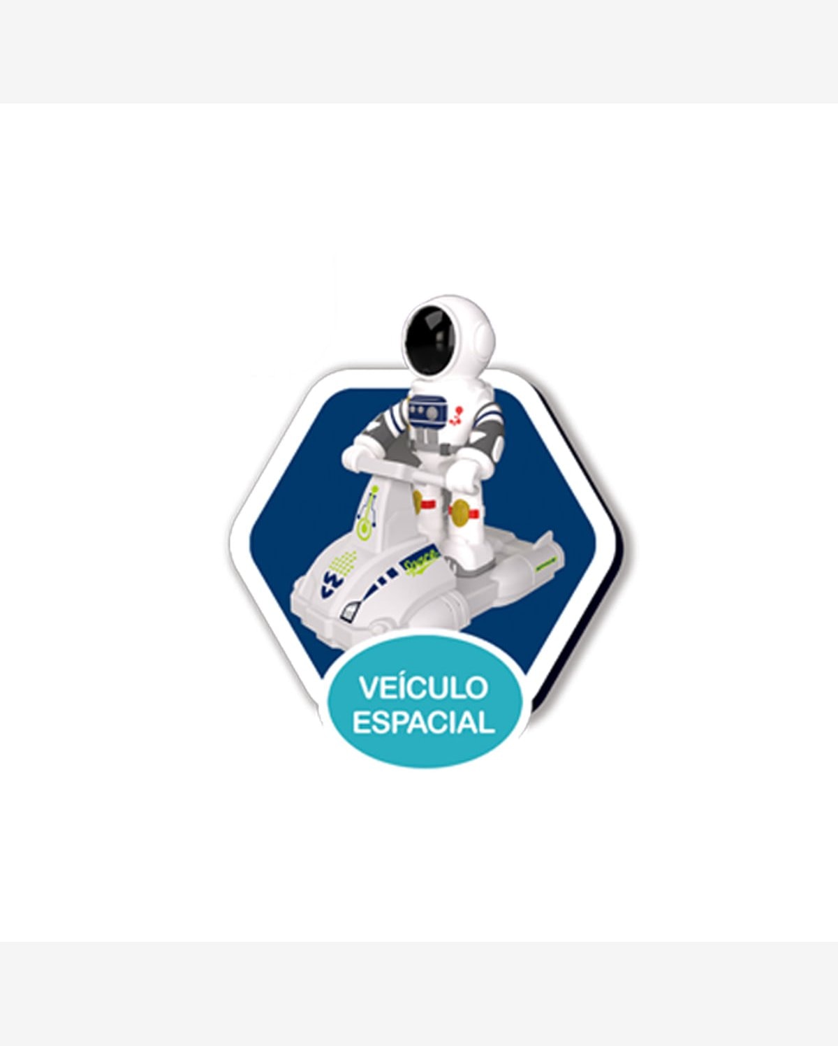 Bancada Infantil Foguete Espacial Luz Som Craft Replay Kids