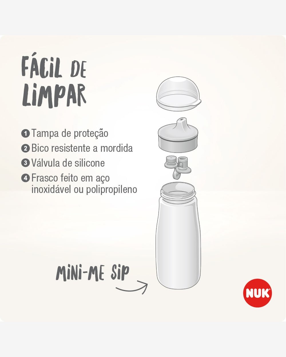Copo Treinamento Infantil Sustentável Mini-Me Borboleta Nuk