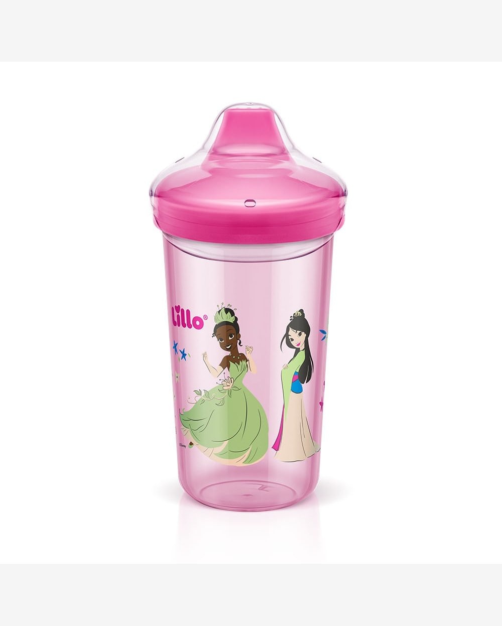 Copo de Treinamento Infantil Max Disney 320ml Rosa Lillo