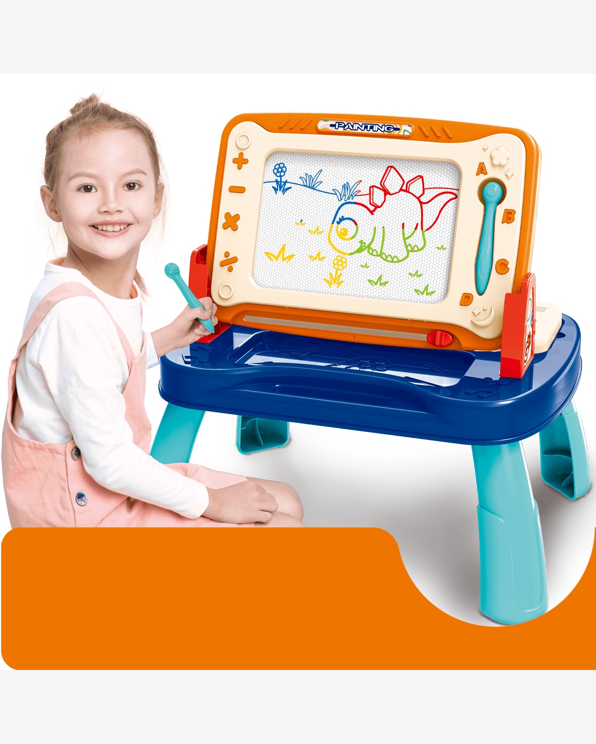 Lousa Mágica Infantil Divertida com Piano Musical  Maxi Toys