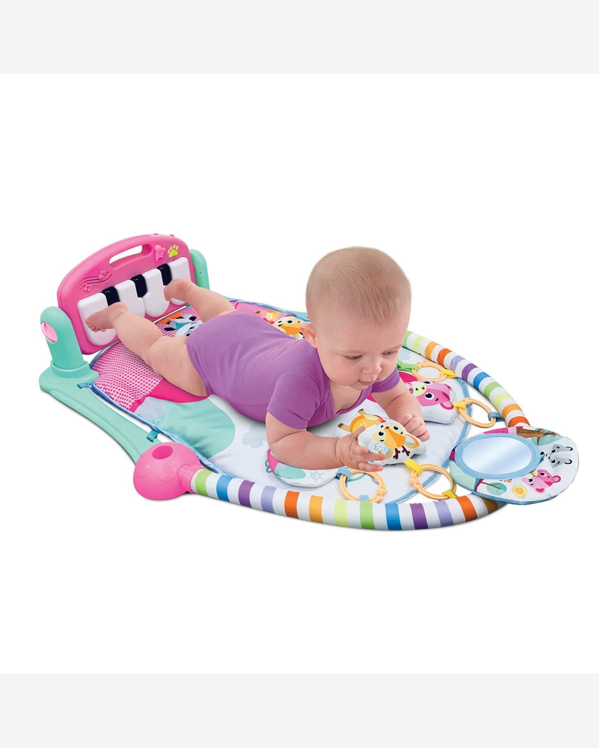 Tapete de Atividades com Piano e Bluetooth Pastime 2.0 Rosa-Maxibaby