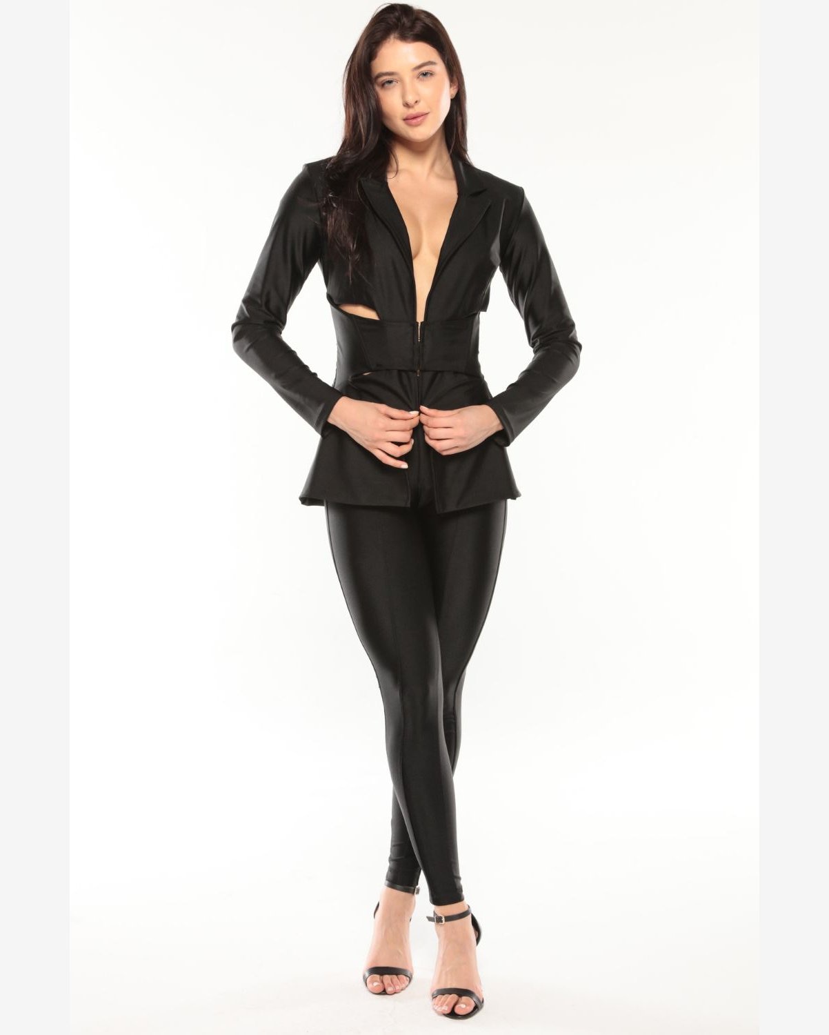 Blazer Feminino Up Glam Planet Girls Preto