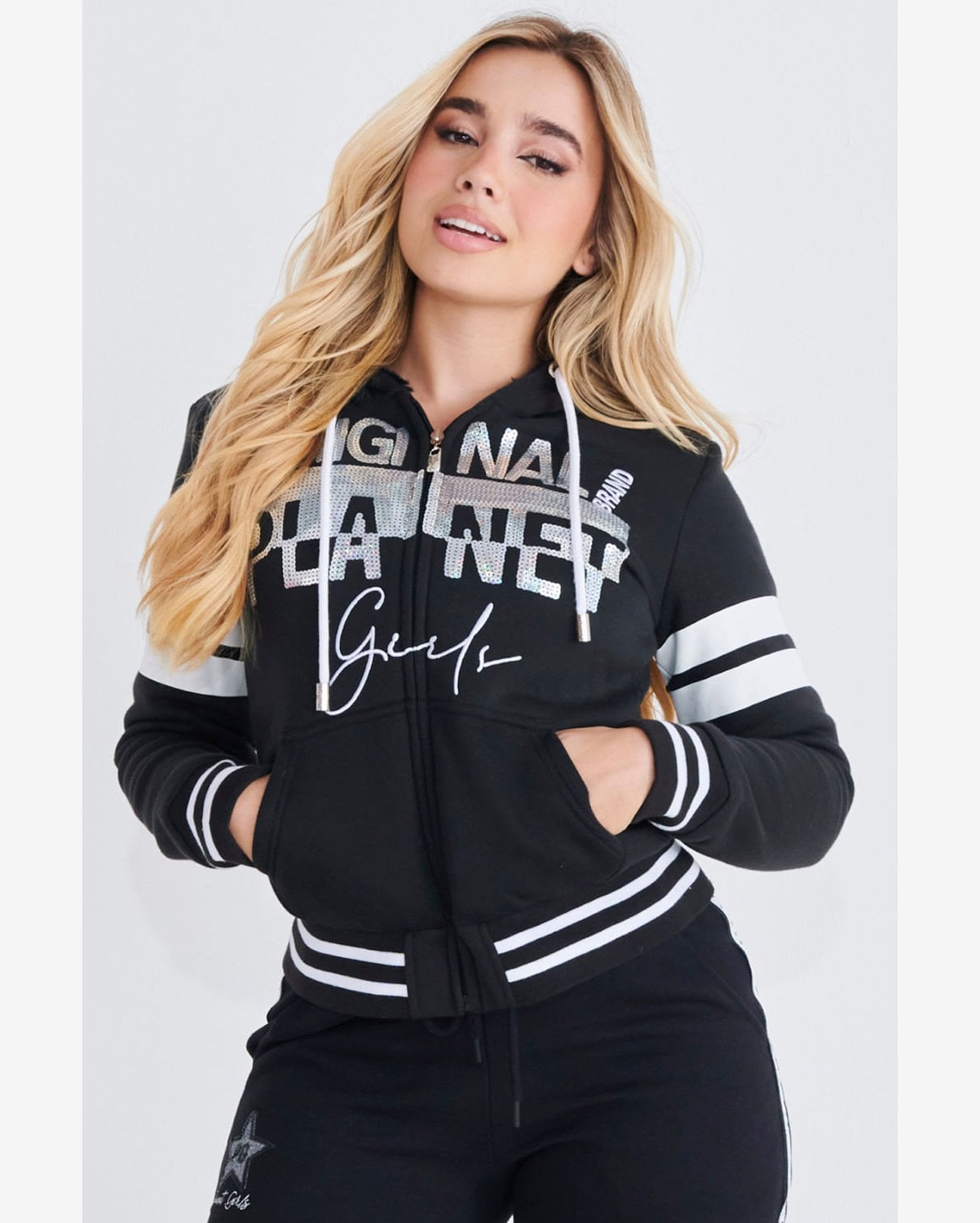 Moletom Feminino Blusa De Frio Planet Jaqueta Dupla Moletom Dupla