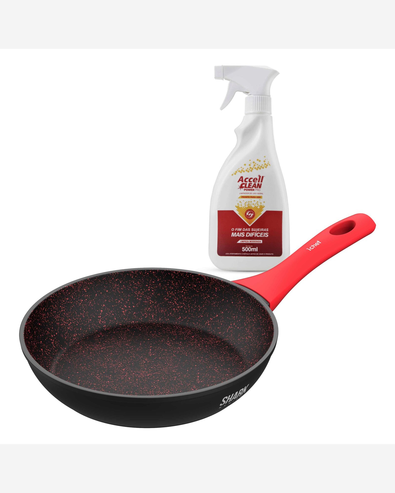 Riachuelo | Panela Ichef Home Sauté Petit 20cm Vermelha e Accell Clean ...