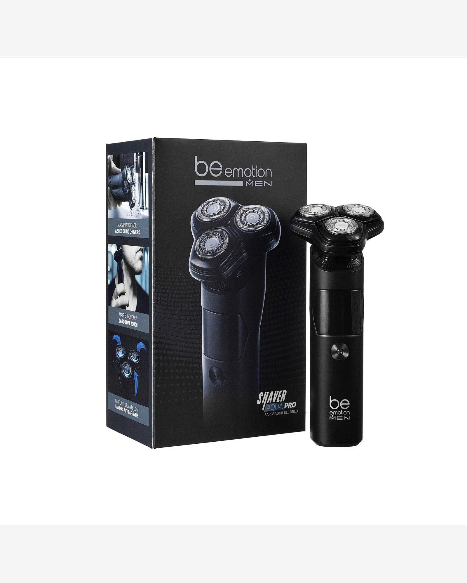 Barbeador Elétrico Shaver Aqua Pro be emotion men