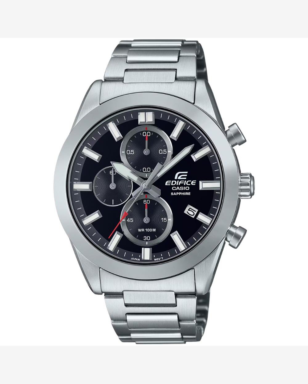 Relógio Casio Masculino Ref: Efb-710d-1avudf Edifice Cronógrafo Prateado