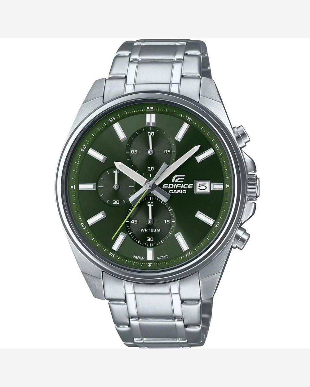 Relógio Casio Masculino Ref: Efv-610d-3cvudf Edifice Cronógrafo Prateado