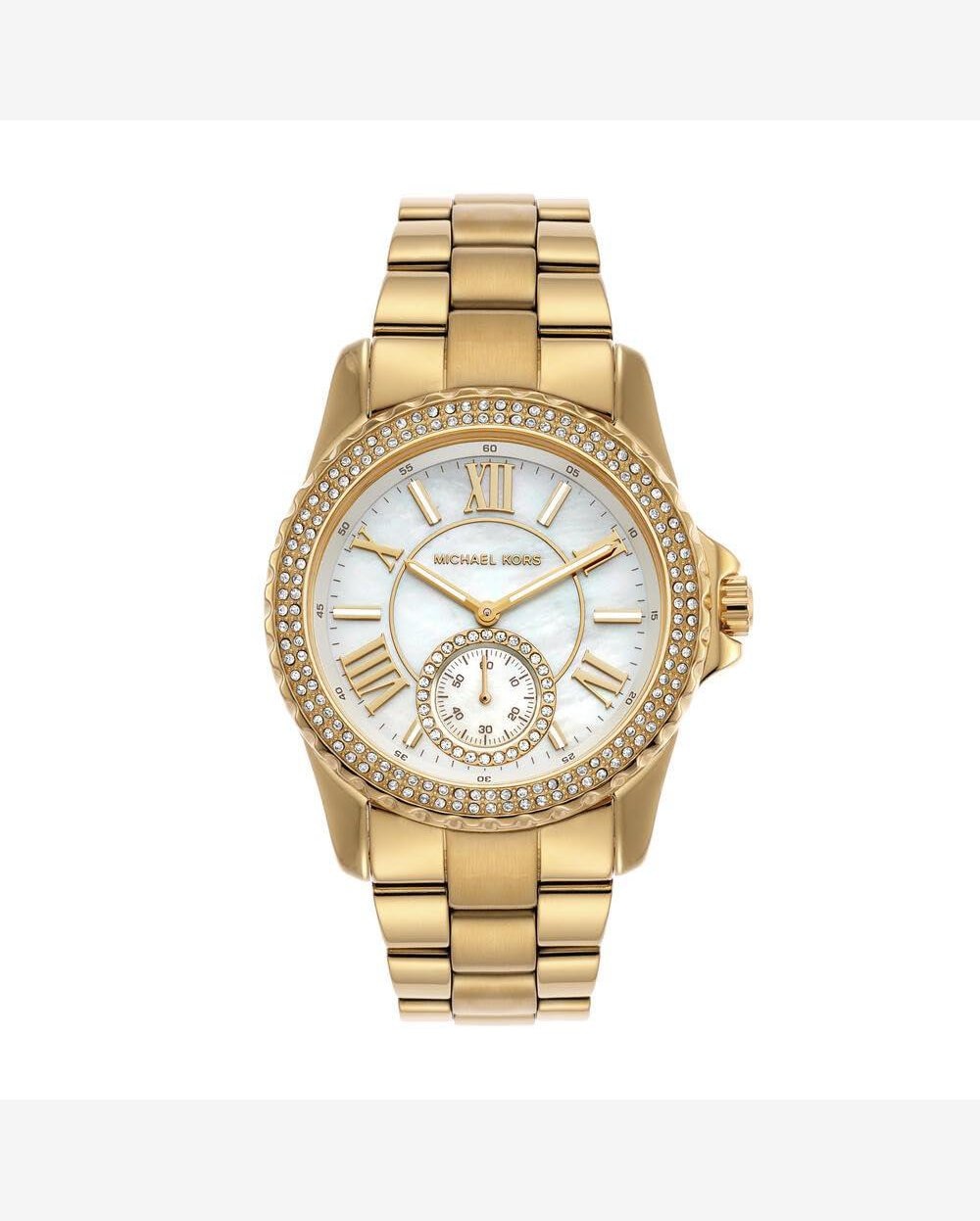 Relógio Michael Kors Feminino Ref: Mk7401/1dn Fashion Dourado