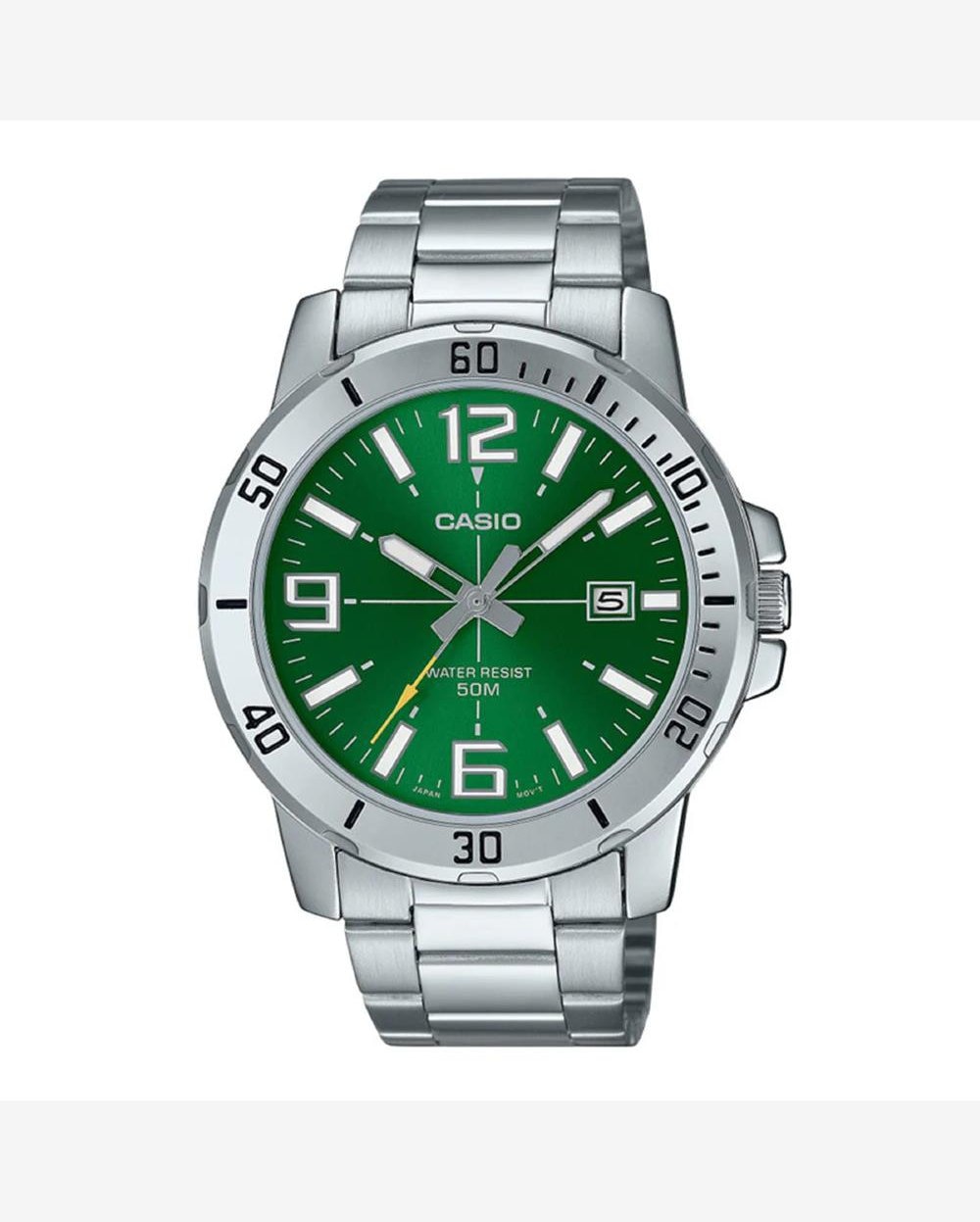 Relógio Casio Masculino Ref: Mtp-vd01d-3bvudf Casual Prateado