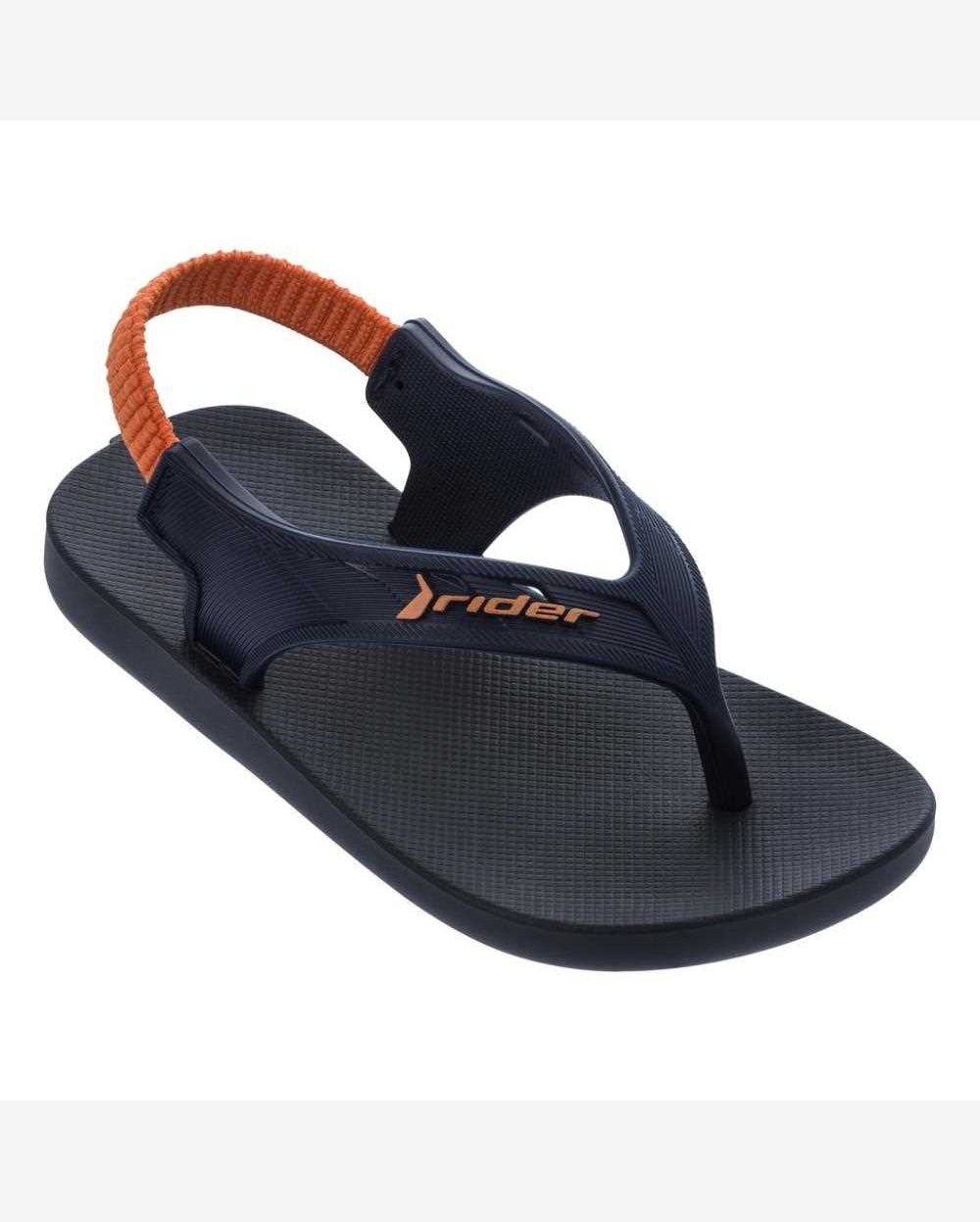 Chinelo Rider Street Baby com elástico infantil menino 11645 azul marinho
