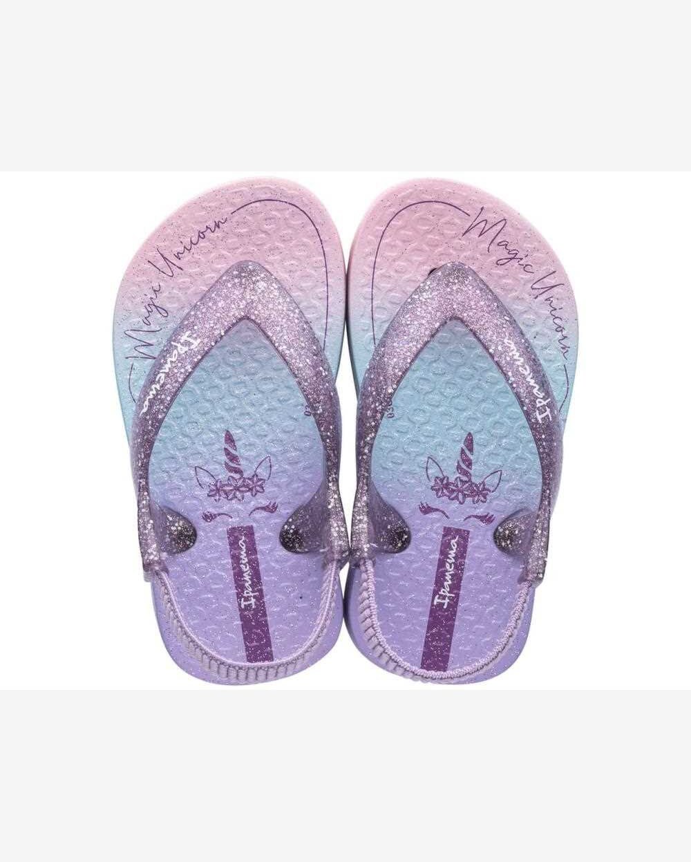 Chinelo ipanema brilha infantil menina rosa 26744