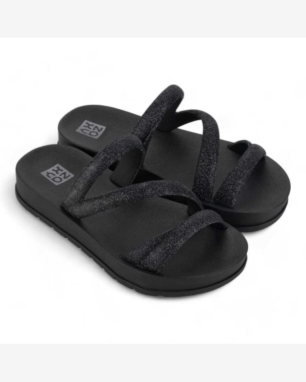 Chinelo Slide Zaxy Glitter Infantil Feminino 19008