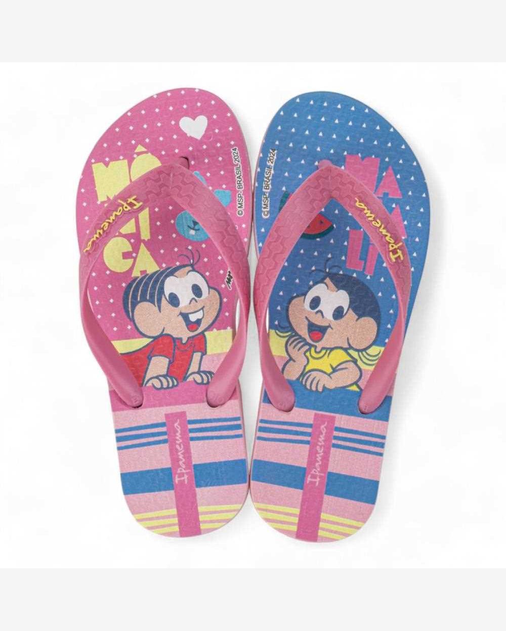 Chinelo Ipanema Turma da Mônica Feminino Infantil