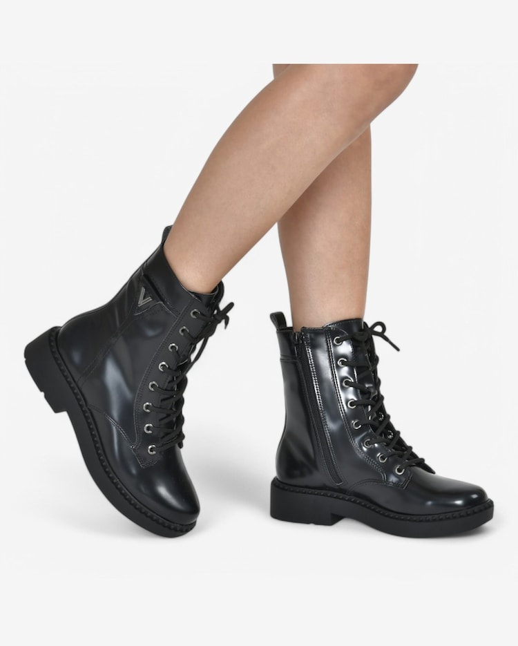 Coturno Verniz Bota Coturno Di Santinni Coturno Feminina Riachuelo