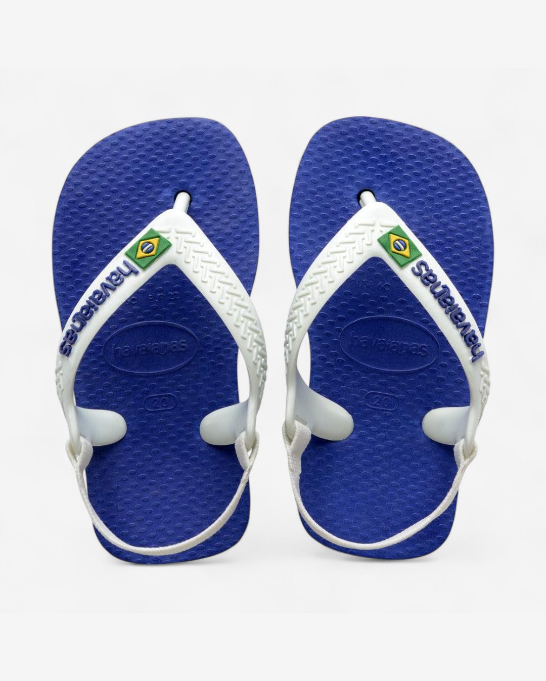 Chinelo Havaianas Baby Brasil Logo Azul