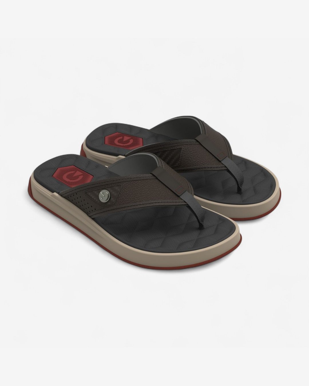 Chinelo Cartago Nápoles IV Masculino Marrom
