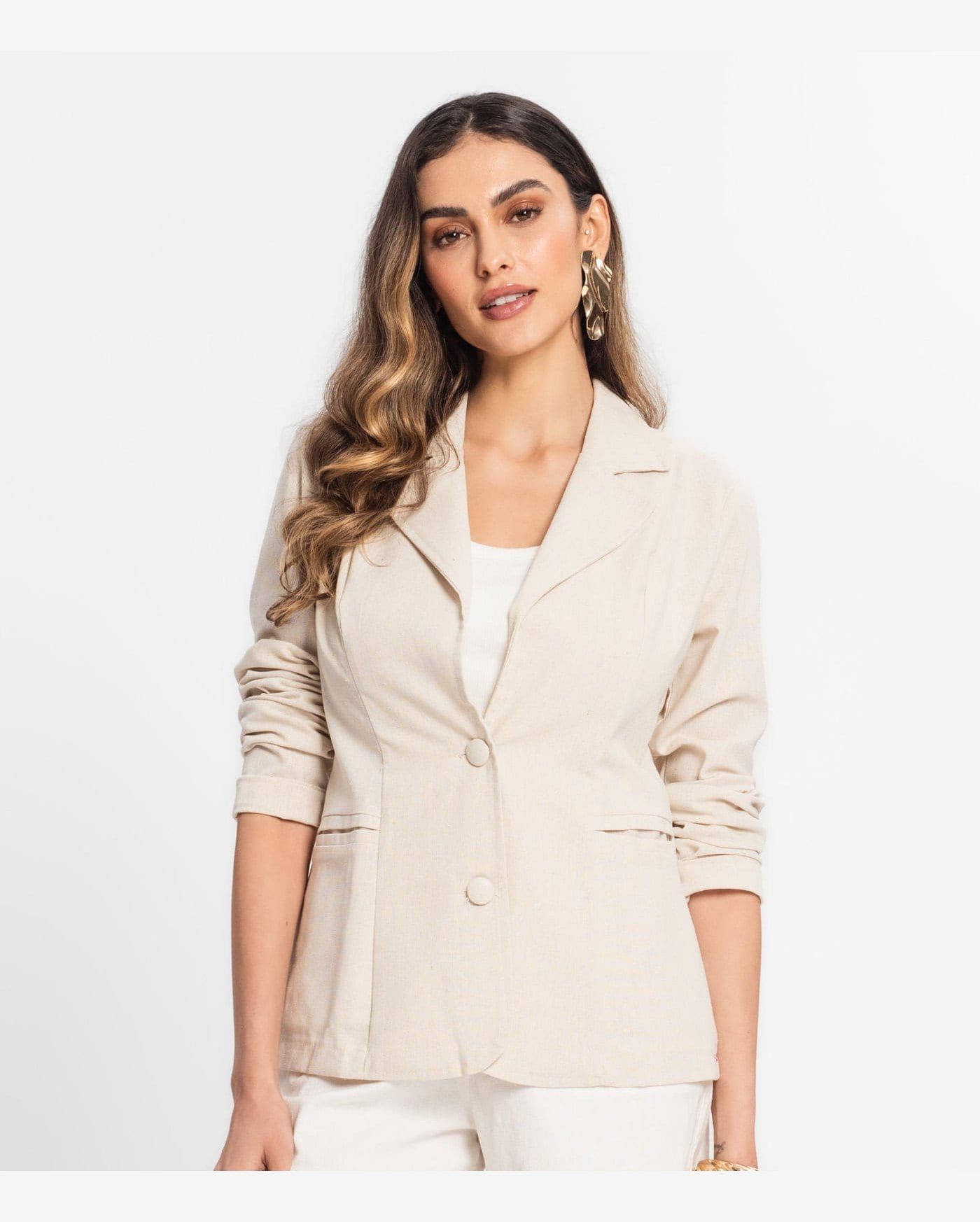Blazer Tenis Branco Feminino Da Moda 2019 Riachuelo Blazer