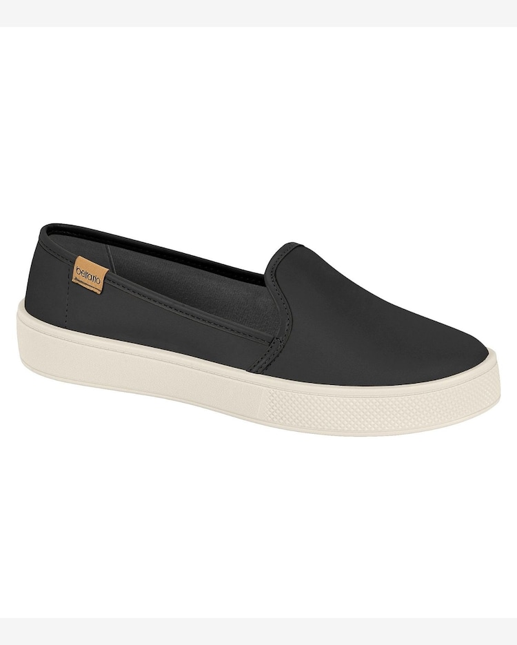 Riachuelo Tênis Slip Feminino Beira Rio Preto
